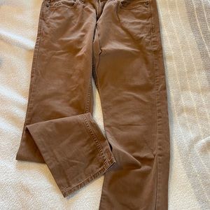 Hollister skinny fit khakis.